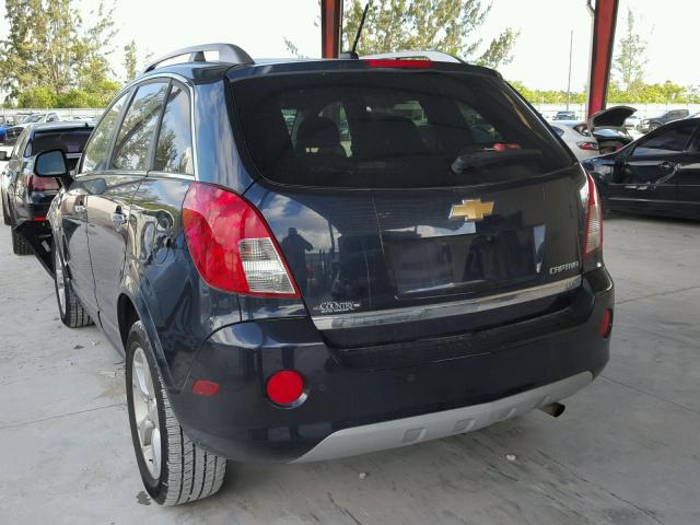 3GNAL4EK5FS507319 - 2015 CHEVROLET CAPTIVA LT BLUE photo 3