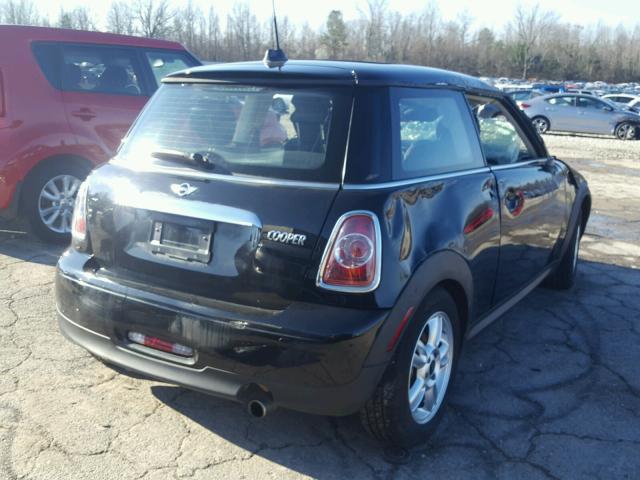 WMWSU3C57DT690871 - 2013 MINI COOPER BLACK photo 4