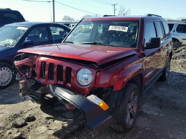 1C4NJPFA7FD158171 - 2015 JEEP PATRIOT LA RED photo 2