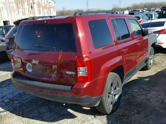 1C4NJPFA7FD158171 - 2015 JEEP PATRIOT LA RED photo 4