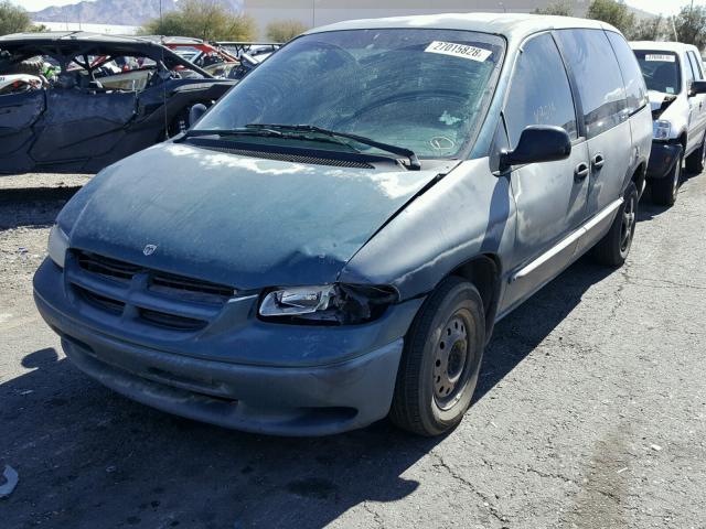 2B4FP25B9YR516738 - 2000 DODGE CARAVAN GREEN photo 2