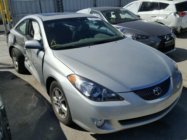 4T1CE30P04U940001 - 2004 TOYOTA CAMRY SOLA SILVER photo 1