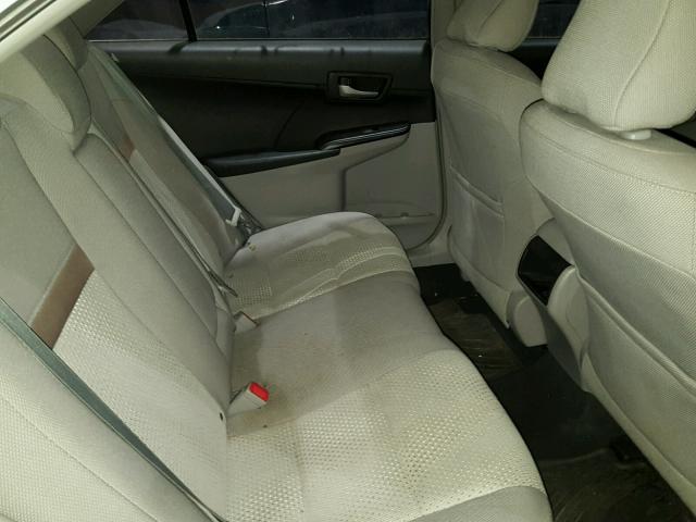 4T1BF1FK2CU567387 - 2012 TOYOTA CAMRY LE WHITE photo 6