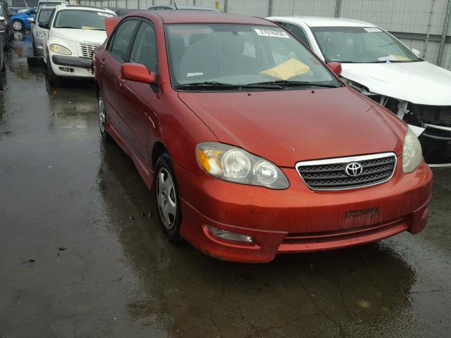 1NXBR32E65Z374276 - 2005 TOYOTA COROLLA CE RED photo 1