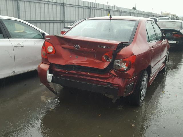 1NXBR32E65Z374276 - 2005 TOYOTA COROLLA CE RED photo 9