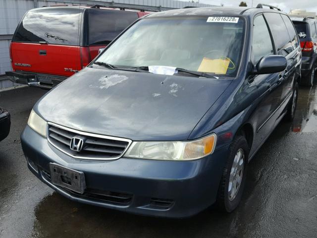 5FNRL18923B017248 - 2003 HONDA ODYSSEY EX GREEN photo 2