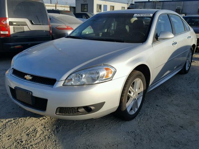 2G1WC5E33E1154093 - 2014 CHEVROLET IMPALA LIM SILVER photo 2