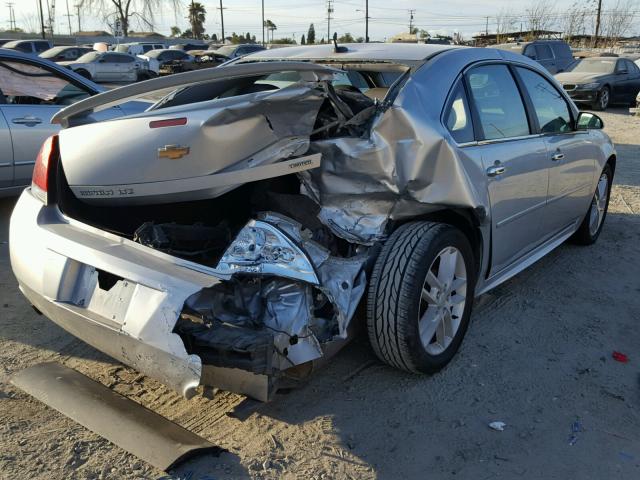 2G1WC5E33E1154093 - 2014 CHEVROLET IMPALA LIM SILVER photo 4