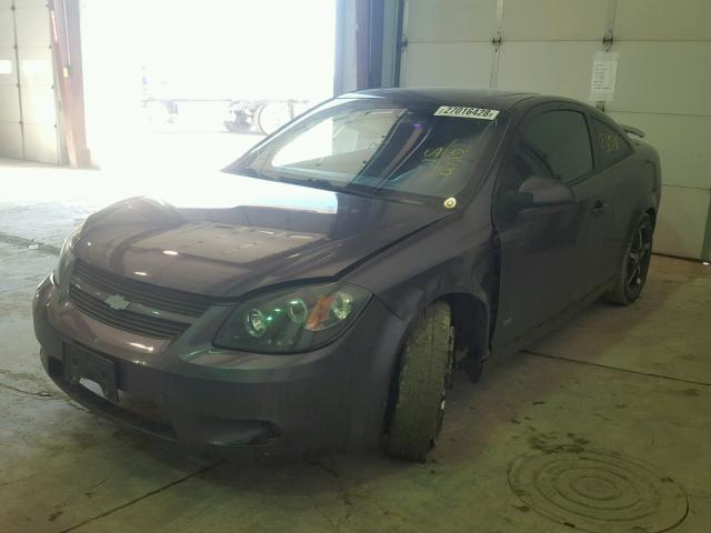 1G1AM18B567704112 - 2006 CHEVROLET COBALT SS GRAY photo 2