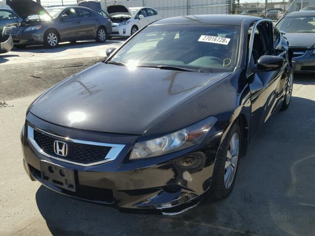 1HGCS1B31AA016290 - 2010 HONDA ACCORD LX BLACK photo 2