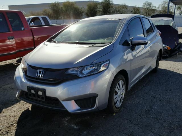 JHMGK5H50HS007387 - 2017 HONDA FIT LX SILVER photo 2