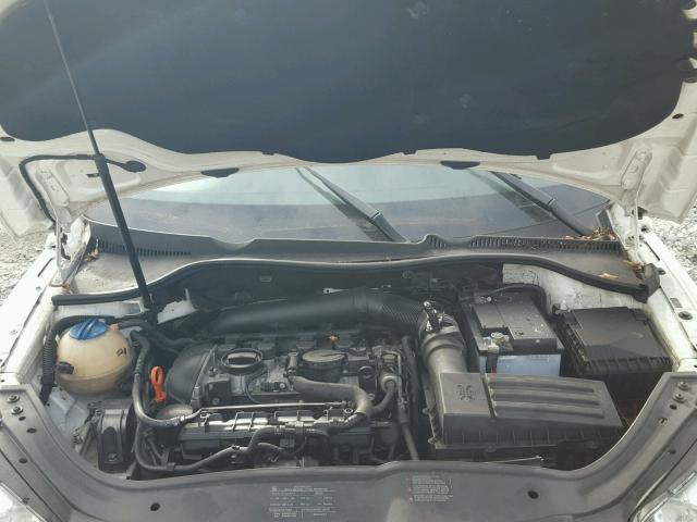 WVWBA71F19V020503 - 2009 VOLKSWAGEN EOS TURBO WHITE photo 7