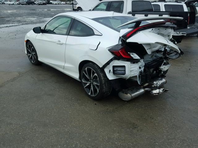 2HGFC3A57JH750815 - 2018 HONDA CIVIC SI WHITE photo 3