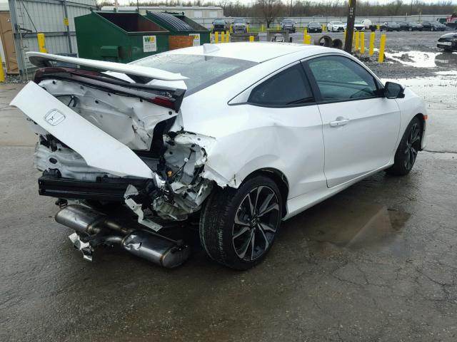 2HGFC3A57JH750815 - 2018 HONDA CIVIC SI WHITE photo 4