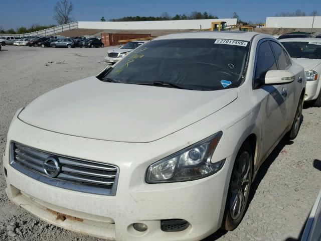 1N4AA5AP5CC860415 - 2012 NISSAN MAXIMA S WHITE photo 2