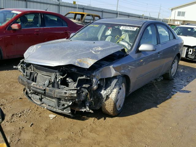 5NPET46C87H196336 - 2007 HYUNDAI SONATA GLS SILVER photo 2