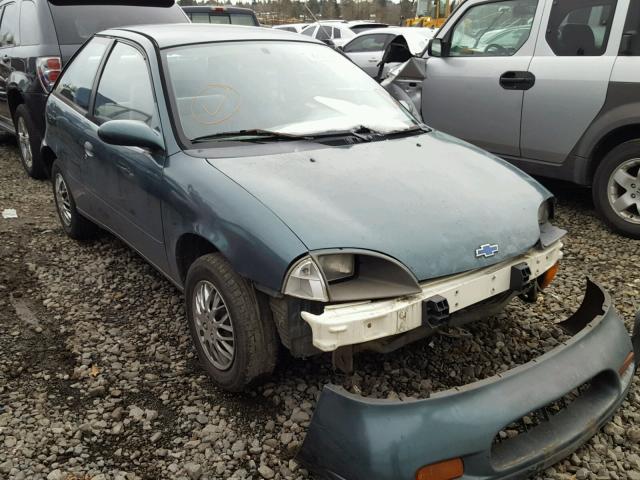 2C1MR2263T6736833 - 1996 GEO METRO BASE GREEN photo 1