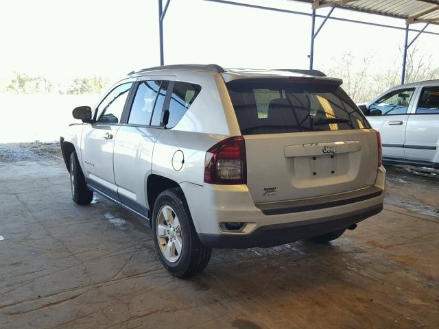 1C4NJCBAXED523844 - 2014 JEEP COMPASS SP SILVER photo 3