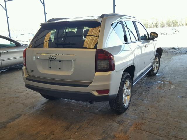 1C4NJCBAXED523844 - 2014 JEEP COMPASS SP SILVER photo 4