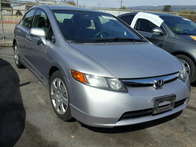 2HGFA16588H304928 - 2008 HONDA CIVIC LX SILVER photo 1