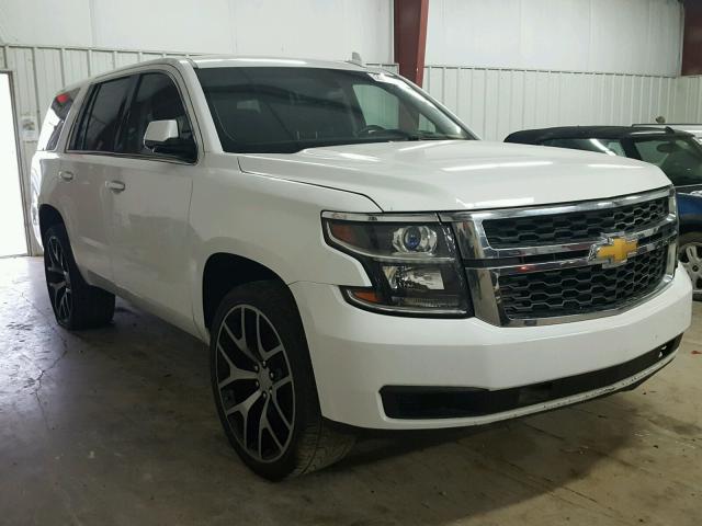 1GNLCDEC4GR334608 - 2016 CHEVROLET TAHOE POLI WHITE photo 1