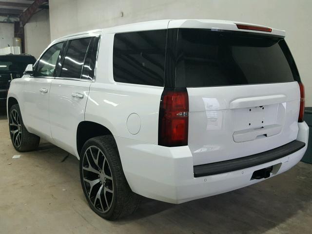 1GNLCDEC4GR334608 - 2016 CHEVROLET TAHOE POLI WHITE photo 3