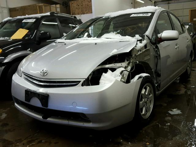 JTDKB20UX77566699 - 2007 TOYOTA PRIUS SILVER photo 2