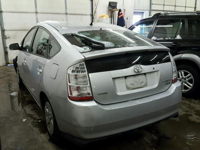 JTDKB20UX77566699 - 2007 TOYOTA PRIUS SILVER photo 3