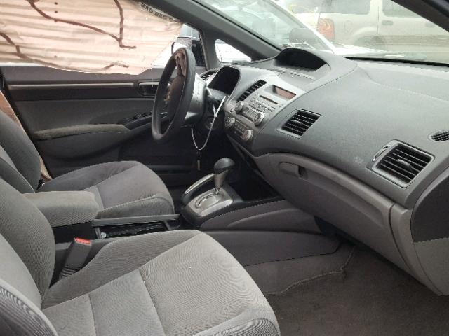 1HGFA168X8L073091 - 2008 HONDA CIVIC EX შავი ფოტო 5