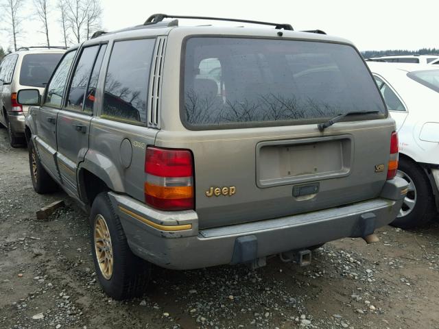 1J4GZ78Y2SC688473 - 1995 JEEP GRAND CHER TAN photo 3