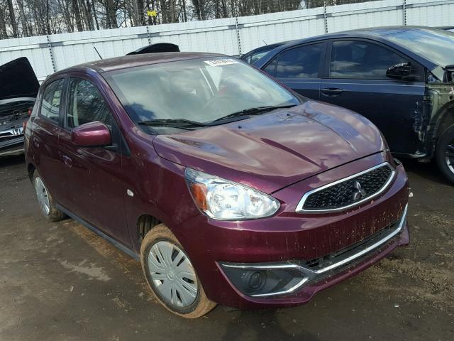 ML32A3HJ5HH011001 - 2017 MITSUBISHI MIRAGE ES BURGUNDY photo 1