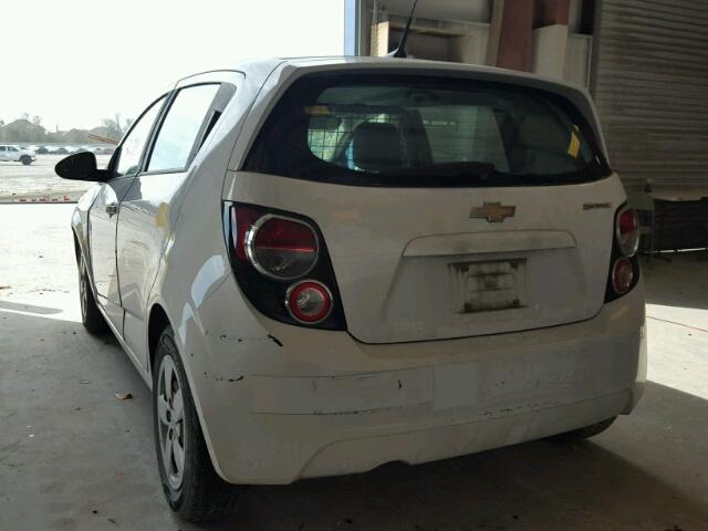 1G1JA6SH2E4206985 - 2014 CHEVROLET SONIC LS Սպիտակ լուսանկար 3