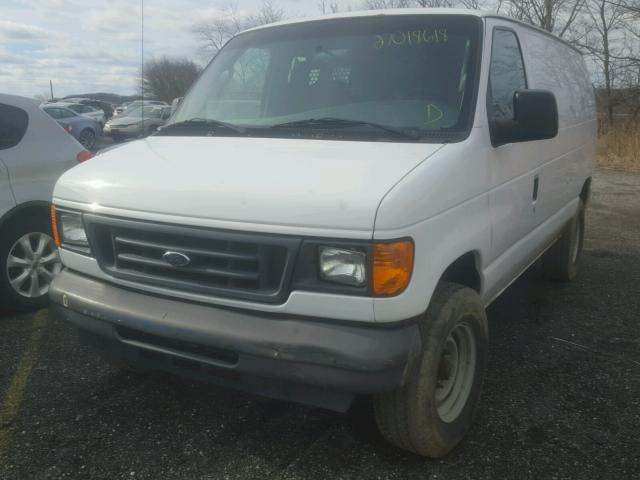 1FTNE24W67DA35937 - 2007 FORD ECONOLINE WHITE photo 2