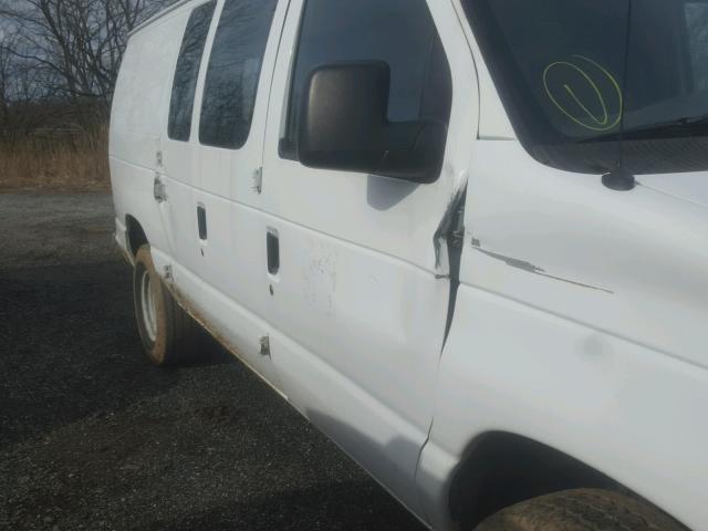 1FTNE24W67DA35937 - 2007 FORD ECONOLINE WHITE photo 9