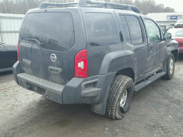 5N1AN08W87C513404 - 2007 NISSAN XTERRA OFF GRAY photo 4