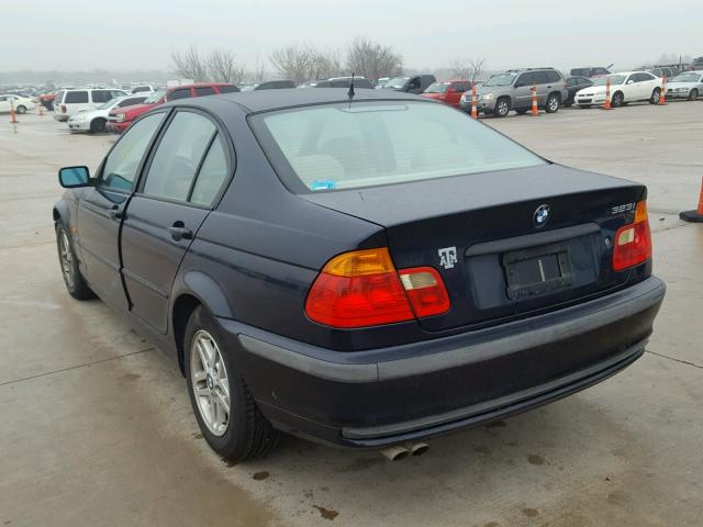 WBAAM3349YCA88971 - 2000 BMW 323 I BLUE photo 3