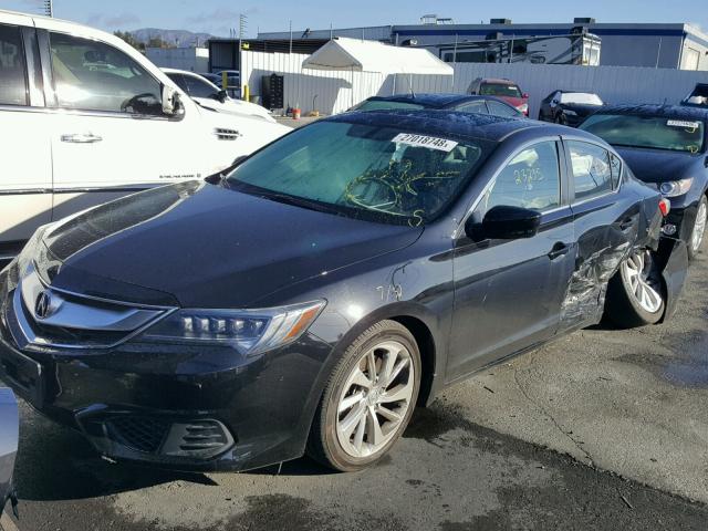 19UDE2F7XGA001486 - 2016 ACURA ILX PREMIU BLACK photo 2