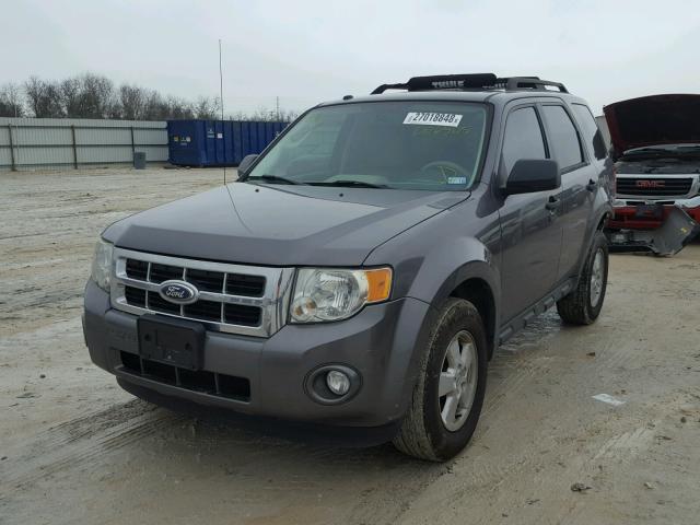 1FMCU0DGXAKD06505 - 2010 FORD ESCAPE XLT GRAY photo 2