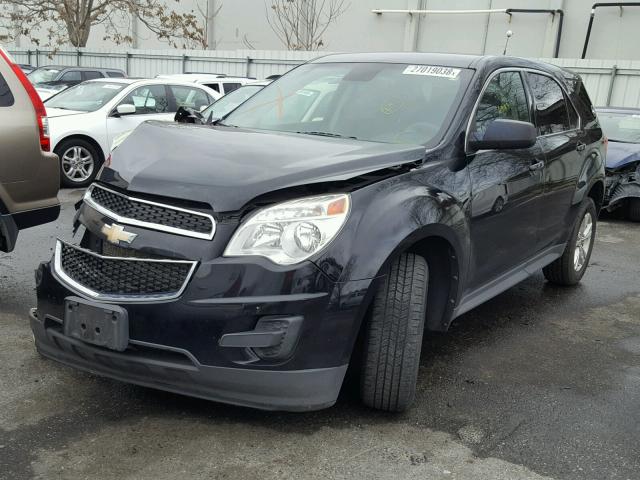 2GNFLCEK0C6226880 - 2012 CHEVROLET EQUINOX LS BLACK photo 2