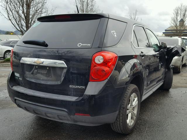 2GNFLCEK0C6226880 - 2012 CHEVROLET EQUINOX LS BLACK photo 4