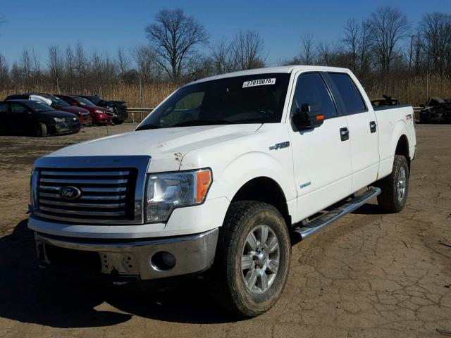 1FTFW1ET4BFA97396 - 2011 FORD F150 SUPER WHITE photo 2