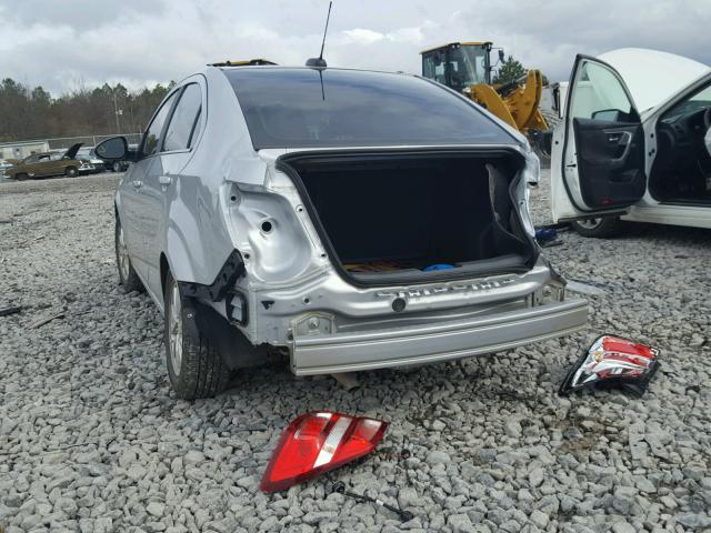 1G1JD5SHXH4132690 - 2017 CHEVROLET SONIC LT SILVER photo 3