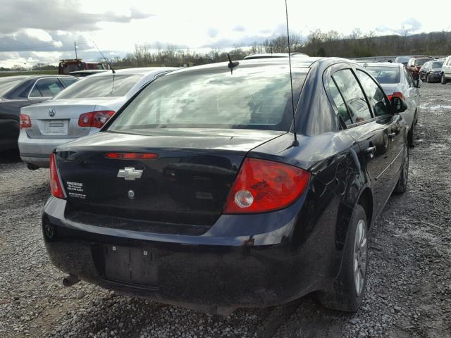 1G1AB5F53A7118687 - 2010 CHEVROLET COBALT LS BLACK photo 4