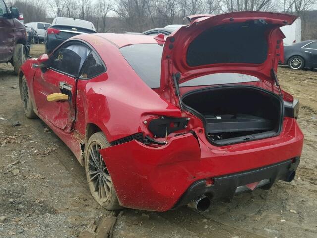 JF1ZCAC19F9603404 - 2015 SUBARU BRZ 2.0 LI RED photo 3