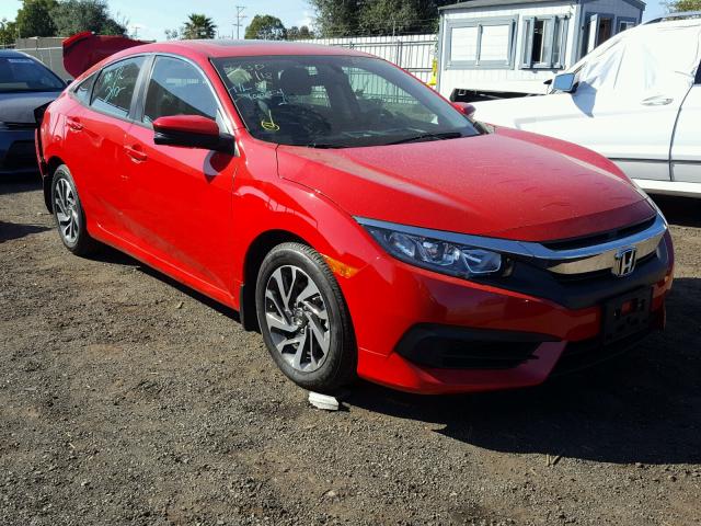 2HGFC2F78HH521462 - 2017 HONDA CIVIC EX RED photo 1