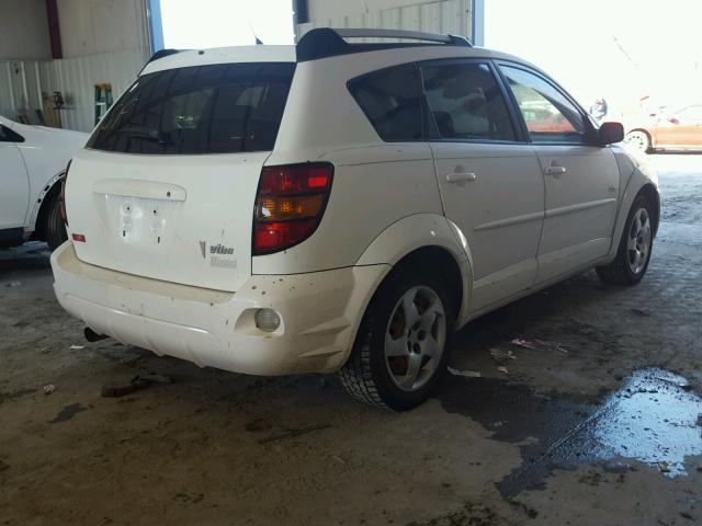 5Y2SL63845Z455831 - 2005 PONTIAC VIBE WHITE photo 4