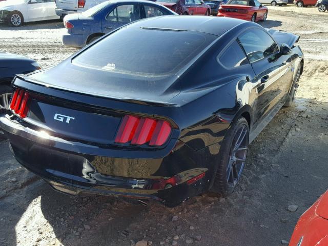 1FA6P8CF2G5220652 - 2016 FORD MUSTANG GT BLACK photo 4