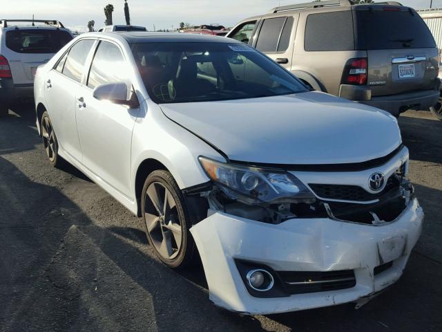 4T1BF1FK3CU629850 - 2012 TOYOTA CAMRY BASE WHITE photo 1