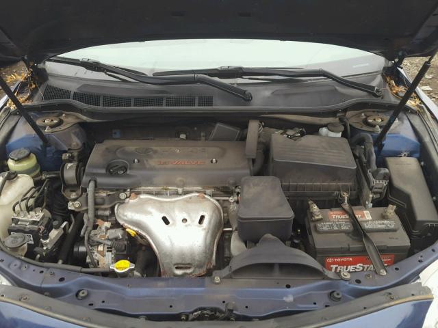4T4BE46K09R082975 - 2009 TOYOTA CAMRY BASE BLUE photo 7