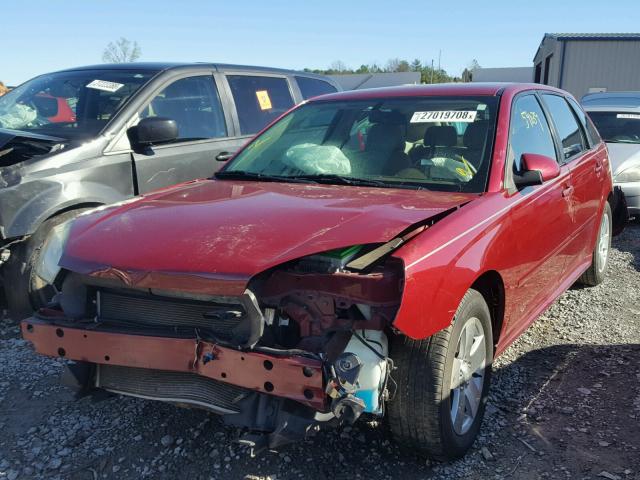 1G1ZT61846F107234 - 2006 CHEVROLET MALIBU MAX MAROON photo 2